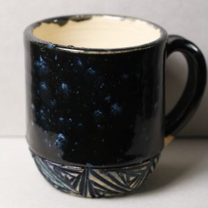 Hrnek 350ml černý mramor ID: 2803