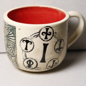 Hrnek s motivem runových hodin z Princezny zakleté v čase 300 ml ID: 2784